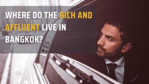 Where Do The Rich Live in Bangkok a Man in a Suit Looking Out from a Car Window.